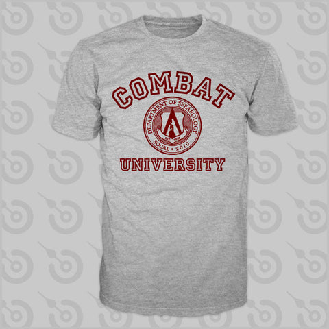 NEW Combat University-Gray/Burgundy